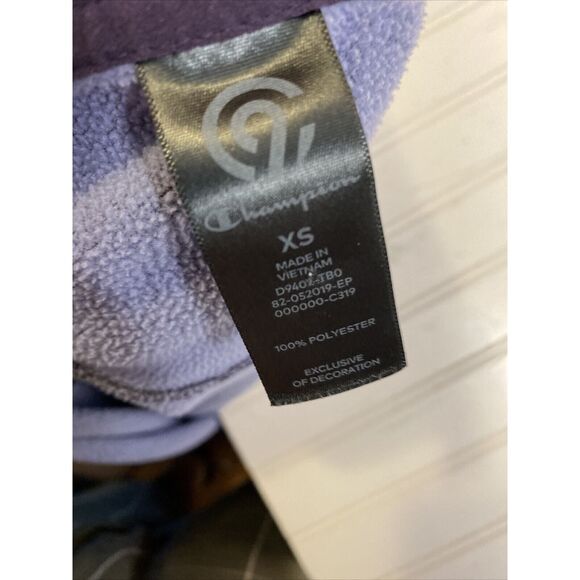 Champion Women’s Full‎ Zip Warm Up Jacket xs Purple - Picture 6 of 6
